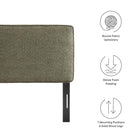 Modway Lindee Boucle Fabric Full Headboard