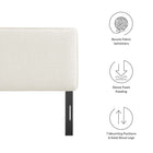 Modway Lindee Boucle Fabric Queen Headboard