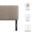 Modway Lindee Boucle Fabric Queen Headboard