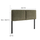 Modway Lindee Boucle Fabric Queen Headboard