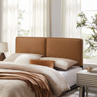 Modway Lindee Vegan Leather King Headboard