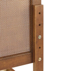 Modway Sirocco Rattan and Wood Twin Platform Bed