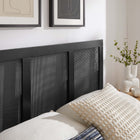 Modway Sirocco Rattan and Wood Full Platform Bed