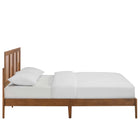 Modway Sirocco Rattan and Wood Queen Platform Bed