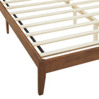 Modway Sirocco Rattan and Wood Queen Platform Bed