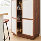 Modway Capri 70" Tall Wood Grain Storage Cabinet