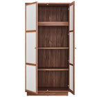 Modway Capri 70" Tall Wood Grain Storage Cabinet