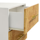 Modway Abel 2-Drawer Burl Wood Nightstand