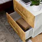 Modway Abel 2-Drawer Burl Wood Nightstand
