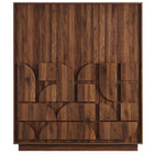 Modway Bulwark 3-Door Wardrobe Closet