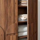 Modway Bulwark 3-Door Wardrobe Closet
