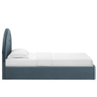 Modway Solana Arched Performance Velvet Twin Platform Bed