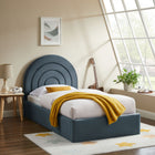 Modway Solana Arched Performance Velvet Twin Platform Bed