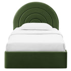 Modway Solana Arched Performance Velvet Twin Platform Bed