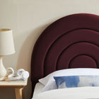 Modway Solana Arched Performance Velvet Twin Platform Bed