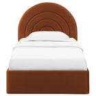 Modway Solana Arched Performance Velvet Twin Platform Bed