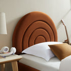 Modway Solana Arched Performance Velvet Twin Platform Bed