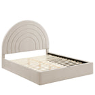 Modway Solana Arched Performance Velvet Queen Platform Bed
