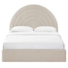 Modway Solana Arched Performance Velvet Queen Platform Bed