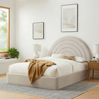 Modway Solana Arched Performance Velvet Queen Platform Bed