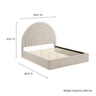 Modway Solana Arched Performance Velvet Queen Platform Bed