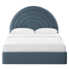 Modway Solana Arched Performance Velvet Queen Platform Bed