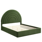 Modway Solana Arched Performance Velvet Queen Platform Bed