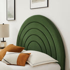 Modway Solana Arched Performance Velvet Queen Platform Bed
