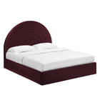 Modway Solana Arched Performance Velvet Queen Platform Bed  