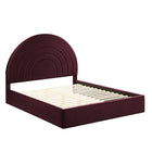 Modway Solana Arched Performance Velvet Queen Platform Bed