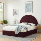 Modway Solana Arched Performance Velvet Queen Platform Bed