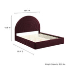 Modway Solana Arched Performance Velvet Queen Platform Bed