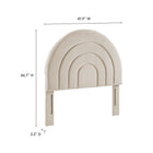 Modway Solana Arched Performance Velvet Twin Headboard