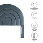 Modway Solana Arched Performance Velvet Twin Headboard