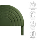 Modway Solana Arched Performance Velvet Queen Headboard