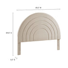 Modway Solana Arched Performance Velvet King Headboard