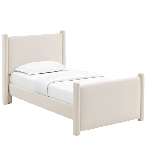 Modway Rael Performance Velvet Twin Platform Bed  