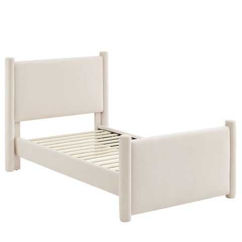 Modway Rael Performance Velvet Twin Platform Bed  