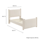 Modway Rael Performance Velvet Twin Platform Bed