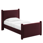 Modway Rael Performance Velvet Twin Platform Bed  