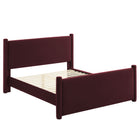 Modway Rael Performance Velvet Full Platform Bed