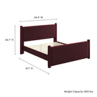Modway Rael Performance Velvet Full Platform Bed