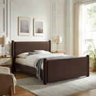 Modway Rael Performance Velvet Queen Platform Bed