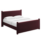 Modway Rael Performance Velvet Queen Platform Bed  