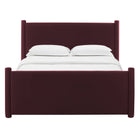 Modway Rael Performance Velvet King Platform Bed