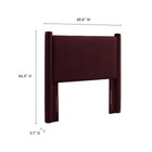 Modway Rael Performance Velvet Twin Headboard