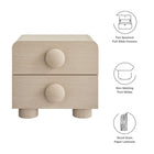 Modway Sonnet 2-Drawer Nightstand