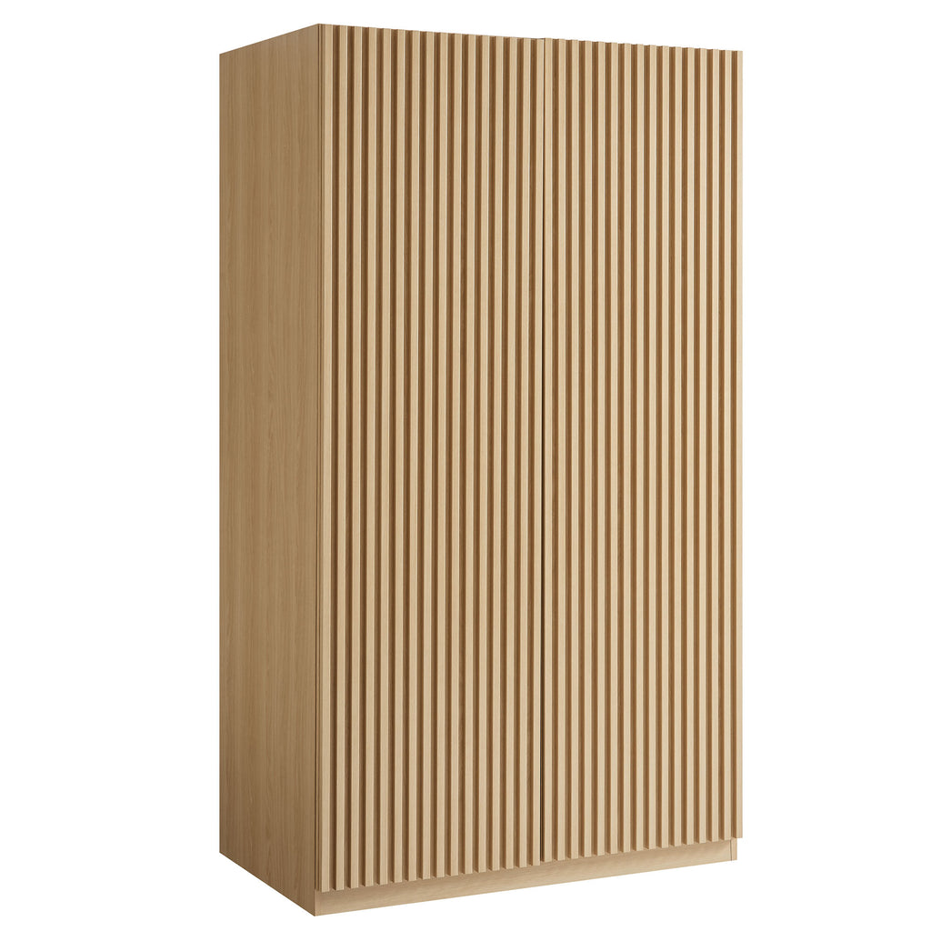 Modway Render 2-Door Wardrobe Closet  
