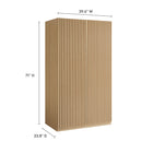 Modway Render 2-Door Wardrobe Closet