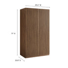 Modway Render 2-Door Wardrobe Closet